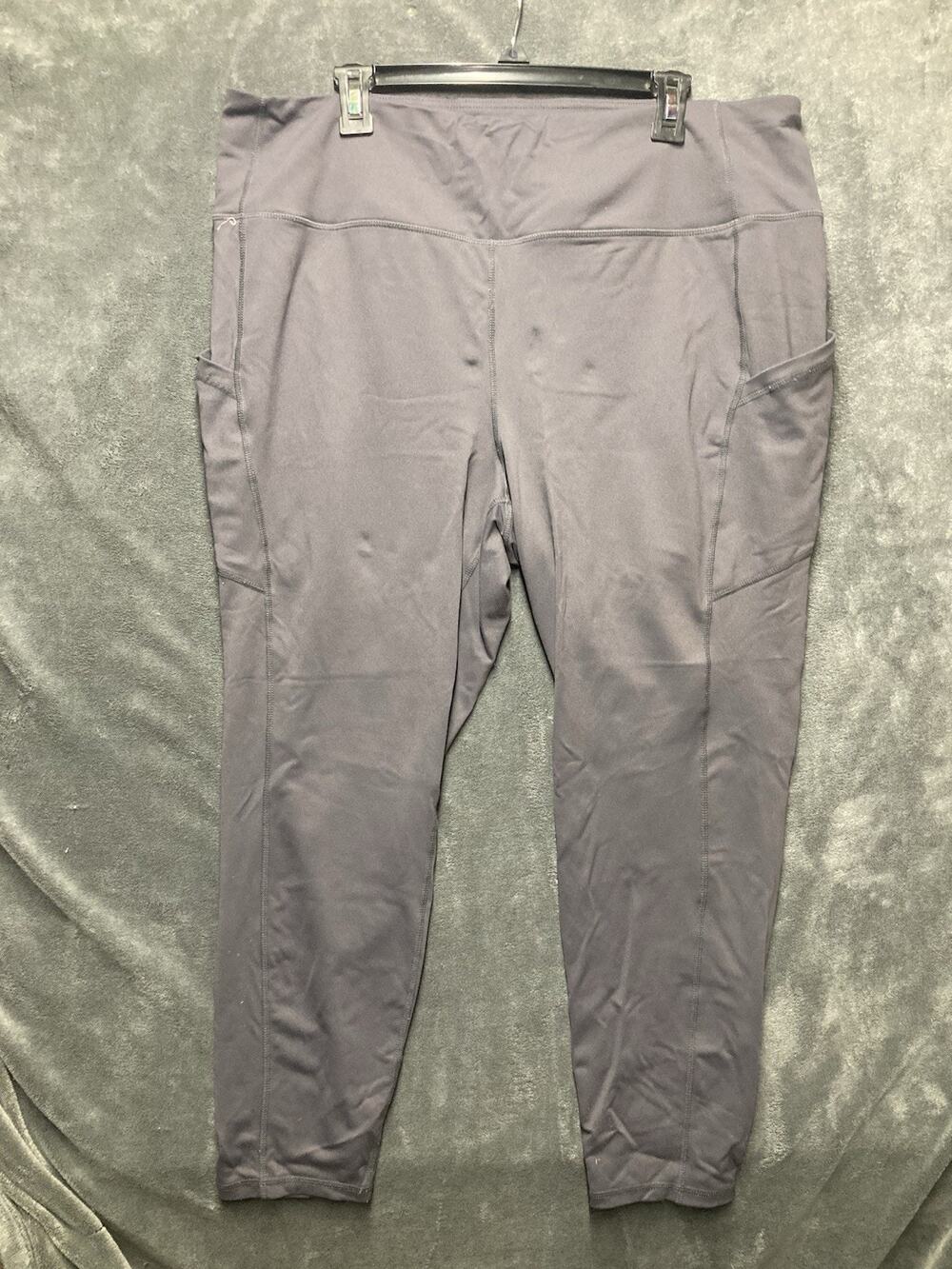 Torrid Active Size 3 Leggings Pants Womans Gray Yoga 26" Inseam Gorpcore Lounge